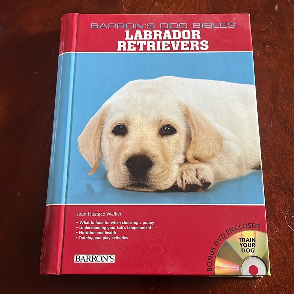 Barton’s Dog Bibles Labrador Retrievers Train Your Dog Hardcover Book and DVD.